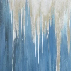 Contemporary Canvas Abstract Framed Wall Art With Black Frame Set Of 2 Blue - Olivia & May -Decoration Series Shop GUEST b3a47c16 c9a6 44af 9629 3273d903bb1a