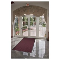 3'x5' Solid Doormat Burgundy - HomeTrax -Decoration Series Shop GUEST b40b6d21 1709 4358 926a 7f3b92953074