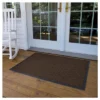 2'x3' Solid Doormat Brown/Black - HomeTrax