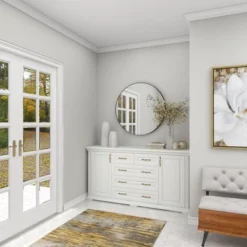 17" X 7.5" Terracotta Vase White - Olivia & May -Decoration Series Shop GUEST b690bebb e56b 4c58 9ae4 362c8d6937e0