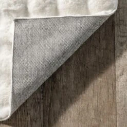 NuLOOM Jeni Solid Faux Rabbit Machine Washable Area Rug -Decoration Series Shop GUEST b6961809 eb1b 45a2 894a 9a43c22737e3