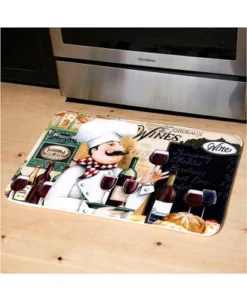J&V TEXTILES Relax Series Anti-Fatigue Cushioned Comfort Anti-Fatigue Mats (Vino Chef)