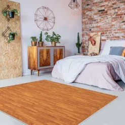 Costway 12 Tiles Wood Grain EVA Foam Floor Mats Interlocking W/Borders 24" Natural -Decoration Series Shop GUEST ba53f424 4756 44cb 9b94 22933b544404