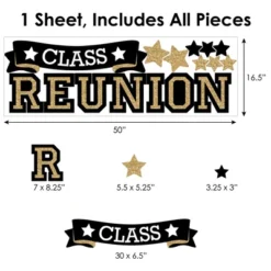 Big Dot Of Happiness Reunited - Peel And Stick School Class Reunion Party Decoration - Wall Decals Backdrop 13 Big Dot Of Happiness Reunited - Peel And Stick School Class Reunion Party Decoration - Wall Decals Backdrop -Decoration Series Shop GUEST c2edaf7e bc10 430b 8fd9 e044a4642bfd