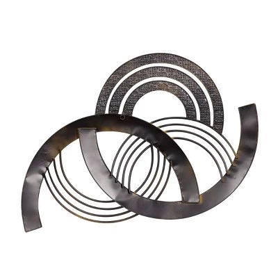 Modern Metal Abstract Wall Decor - Olivia & May 7 Modern Metal Abstract Wall Decor - Olivia & May - Image 5