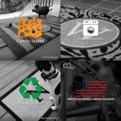 2'x3' ColorStar Greek Grid Door Mat Red Rust - Bungalow Flooring -Decoration Series Shop GUEST c6b6a7a9 4eb4 46e4 adb5 94b131214201 1