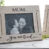 Cream You Are Loved 5 X 7 Inch Distressed Wood Picture Frame - Foreside Home & Garden
