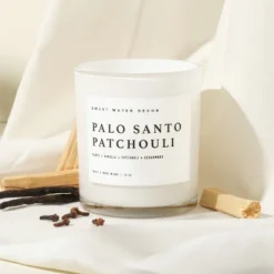 Sweet Water Decor Palo Santo Patchouli 11oz White Jar Soy Candle 7 Sweet Water Decor Palo Santo Patchouli 11oz White Jar Soy Candle -Decoration Series Shop GUEST cac91151 1eaa 4d03 992b e137cd335abf
