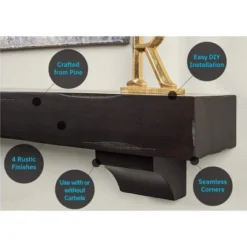 Mantels Direct Breckenridge Rustic Distressed Wood Fireplace Mantel Wall Shelf 14 Mantels Direct Breckenridge Rustic Distressed Wood Fireplace Mantel Wall Shelf -Decoration Series Shop GUEST cad90fb1 4534 425a 8a2c 6af85d98ce67