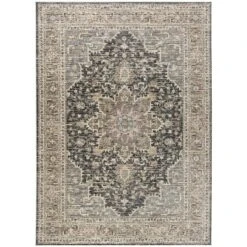 Grayson Transitional Medallion Area Rug