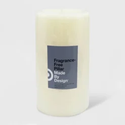 Unscented Pillar Candle Cream - Made By Design™ -Decoration Series Shop GUEST cf2a3bee 3d32 426e aaba 8ca7f6c18b79