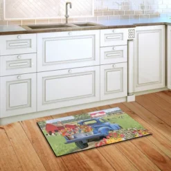 Briarwood Lane Day On The Farm Spring Doormat Pick-up Truck Indoor Outdoor 30" X 18" -Decoration Series Shop GUEST d0f54693 bcdf 438d 8b72 4de9cce80dbb