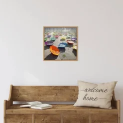 16" X 16" Downpour By Cynthia Decker Framed Canvas Wall Art - Amanti Art -Decoration Series Shop GUEST d24e9805 e7d3 48de 8413 544dcdbb896a