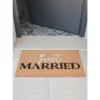 Shiraleah "Just Married" Doormat 1 Shiraleah "Just Married" Doormat -Decoration Series Shop GUEST d38ea95f 66c5 4e88 b4d6 2c9cc889ad45