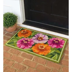 Plow & Hearth Indoor/Outdoor Zinnia Hooked Polypropylene Accent Rug