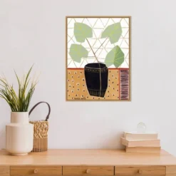 18" X 24" Gold Tablecloth 5 By Marisa Anon Framed Canvas Wall Art - Amanti Art -Decoration Series Shop GUEST d7032c81 49ac 4058 a795 8a0687e2a0bc