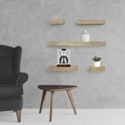 Set Of 5 Wall Shelf Natural - Project 62™ -Decoration Series Shop GUEST d882c438 66df 4701 aa13 e4172710e1dc