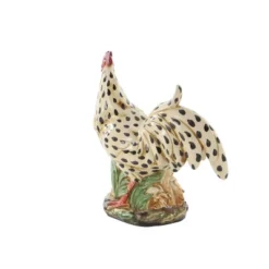 14" X 13" Farmhouse Ceramic Chicken Garden Sculpture Beige - Olivia & May -Decoration Series Shop GUEST d88a66e9 1173 4ab9 a7a4 c838f15bd205