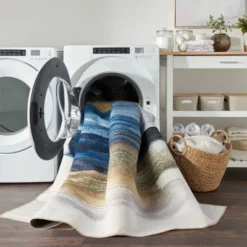 Nourison Washables Abstract Brushstroke Indoor Non-Skid Area Rug 17 Nourison Washables Abstract Brushstroke Indoor Non-Skid Area Rug -Decoration Series Shop GUEST d98364c4 eeae 4c07 8188 89ce5d4f6fb3