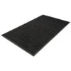 3'x5' Rectangle Solid Nylon Floor Mat Black - Guardian