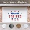 Big Dot Of Happiness Stars & Stripes - Peel And Stick Patriotic Party Decoration - Wall Decals Backdrop
