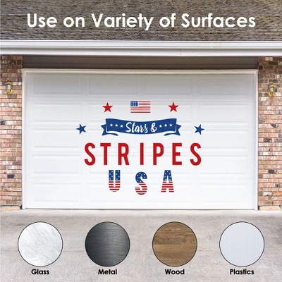 Big Dot Of Happiness Stars & Stripes - Peel And Stick Patriotic Party Decoration - Wall Decals Backdrop 3 Big Dot Of Happiness Stars & Stripes - Peel And Stick Patriotic Party Decoration - Wall Decals Backdrop