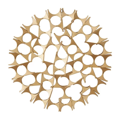 Set Of 3 Metal Starburst Wall Decors With Cutout Design - Olivia & May 14 Set Of 3 Metal Starburst Wall Decors With Cutout Design - Olivia & May - Image 12