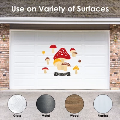 Big Dot Of Happiness Wild Mushrooms - Peel And Stick Red Toadstool Room Decor Vinyl Wall Art Stickers - Wall Decals - Set Of 20 5 Big Dot Of Happiness Wild Mushrooms - Peel And Stick Red Toadstool Room Decor Vinyl Wall Art Stickers - Wall Decals - Set Of 20 - Image 3