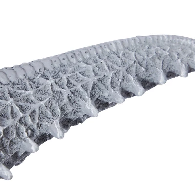 Polystone Starfish Wall Decor With Hanging Rope Gray - Olivia & May 4 Polystone Starfish Wall Decor With Hanging Rope Gray - Olivia & May - Image 2