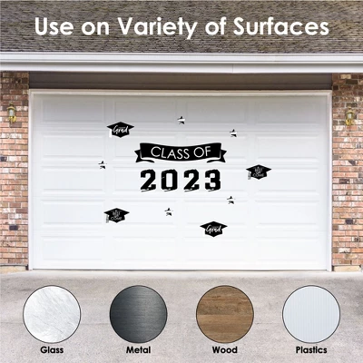 Big Dot Of Happiness Black And White Class Of 2023 Graduation Party Wall Decals Set Of 20 5 Big Dot Of Happiness Black And White Class Of 2023 Graduation Party Wall Decals Set Of 20 - Image 3