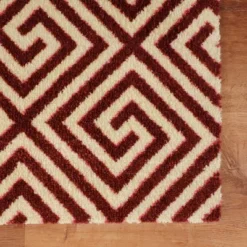 2'x3' ColorStar Greek Grid Door Mat Red Rust - Bungalow Flooring -Decoration Series Shop GUEST e1181a13 3828 4d7d aef1 53c66420fcbe