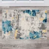 World Rug Gallery Distressed Abstract Pattern Area Rug