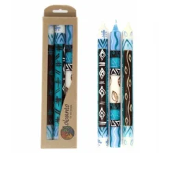 Global Crafts Unscented Hand-Painted Dinner Candles, Boxed Set Of 3 -Decoration Series Shop GUEST e2fda848 5c67 4730 82f2 1fe52ef76081