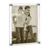 Azar Displays Floating Acrylic Wall Frame With Silver Stand Off Caps: 22" X 28" Graphic Size, Overall Frame Size: 26" X 32" -Decoration Series Shop GUEST e41ce65c d58c 4f70 8dff e9711886f95e