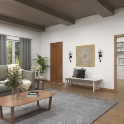 Wood Floral Handmade Intricately Carved Wall Decor With Mandala Design Light Brown - Olivia & May -Decoration Series Shop GUEST e462ebb4 5009 4414 99e1 bfc2c657c32f