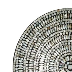 Mother Of Pearl Plate Handmade Mosaic Wall Decor Silver - Olivia & May 31 Mother Of Pearl Plate Handmade Mosaic Wall Decor Silver - Olivia & May -Decoration Series Shop GUEST e59b0369 b198 4acb a8bb 5b5e2e87251f