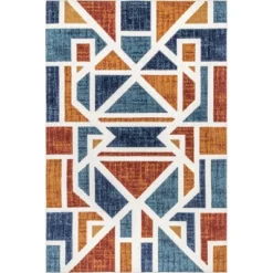 NuLOOM Alexia Contemporary Geometric Indoor/Outdoor Patio Area Rug -Decoration Series Shop GUEST e60b4510 5de6 46aa bb82 dd161212ec4a