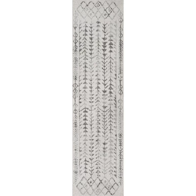 Ziri Moroccan Geometric Area Rug - JONATHAN Y 2 Ziri Moroccan Geometric Area Rug - JONATHAN Y