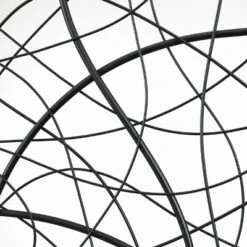 LuxenHome Large Black Abstract Square Metal Wall Decor -Decoration Series Shop GUEST e9487b9e 9943 4010 a25e 5e35686316a2