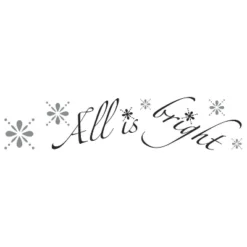 All Is Calm All Is Bright Glitter Quote Peel And Stick Wall Decal - RoomMates -Decoration Series Shop GUEST eac98f72 f123 4033 a433 926741524735