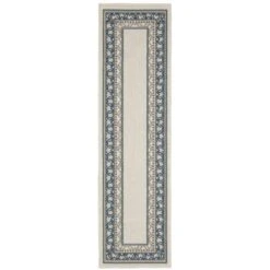 Trinity Classic Border Patio Area Rug Beige/Blue - Captiv8e Designs -Decoration Series Shop GUEST ead8c941 578f 4a2c a18b ea2f7f0a7bc0
