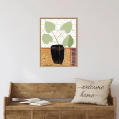 18" X 24" Gold Tablecloth 5 By Marisa Anon Framed Canvas Wall Art - Amanti Art -Decoration Series Shop GUEST eb9cff76 3893 457d 886c 055661ca60c1