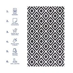 NuLOOM Kellee Machine Washable Modern Diamonds Area Rug 22 NuLOOM Kellee Machine Washable Modern Diamonds Area Rug -Decoration Series Shop GUEST ebdf23c2 29fa 4c2a 96d2 5fe0c1531f4c