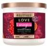 Beloved Love & Energize Red Ginger, Ginseng & Citrus 3-Wick Vegan Candle - 15oz