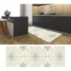 20"x55" Oversized Cushioned Anti-Fatigue Kitchen Runner Mat Rustic Medallion Cream - J&V Textiles -Decoration Series Shop GUEST edaf7b73 2c05 432a a99e 3d51100faec4