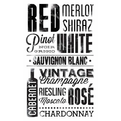 Wine Lovers Peel And Stick Wall Decal Black - RoomMates 8 Wine Lovers Peel And Stick Wall Decal Black - RoomMates - Image 6