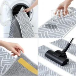 SussexHome Hudson Design Cotton Anti-Slip Stair Treads, 9” X 28“ -Decoration Series Shop GUEST eed3730e a6d1 4597 a6e7 4c691e6bbfdd