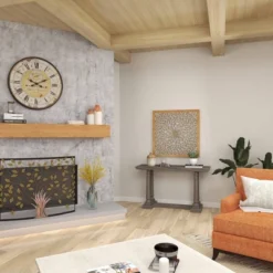 Wood Floral Handmade Intricately Carved Wall Decor With Mandala Design Light Brown - Olivia & May -Decoration Series Shop GUEST efcc2a0e ec0c 445e 9b07 0224a1e13326