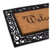 BirdRock Home Classic Welcome Brush Coir Doormat With Black Rubber Bottom - 24 Inches X 36 Inches -Decoration Series Shop GUEST f19e033b 8776 4855 b983 c86e96f798a6