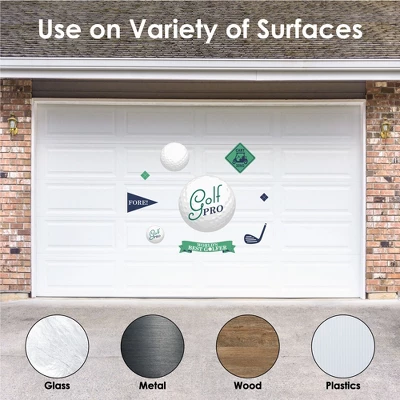 Big Dot Of Happiness Par-Tee Time - Golf - Peel And Stick Sports Decor Vinyl Wall Art Stickers - Wall Decals - Set Of 20 5 Big Dot Of Happiness Par-Tee Time - Golf - Peel And Stick Sports Decor Vinyl Wall Art Stickers - Wall Decals - Set Of 20 - Image 3